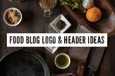 Food Blog Logo and Header Design Ideas